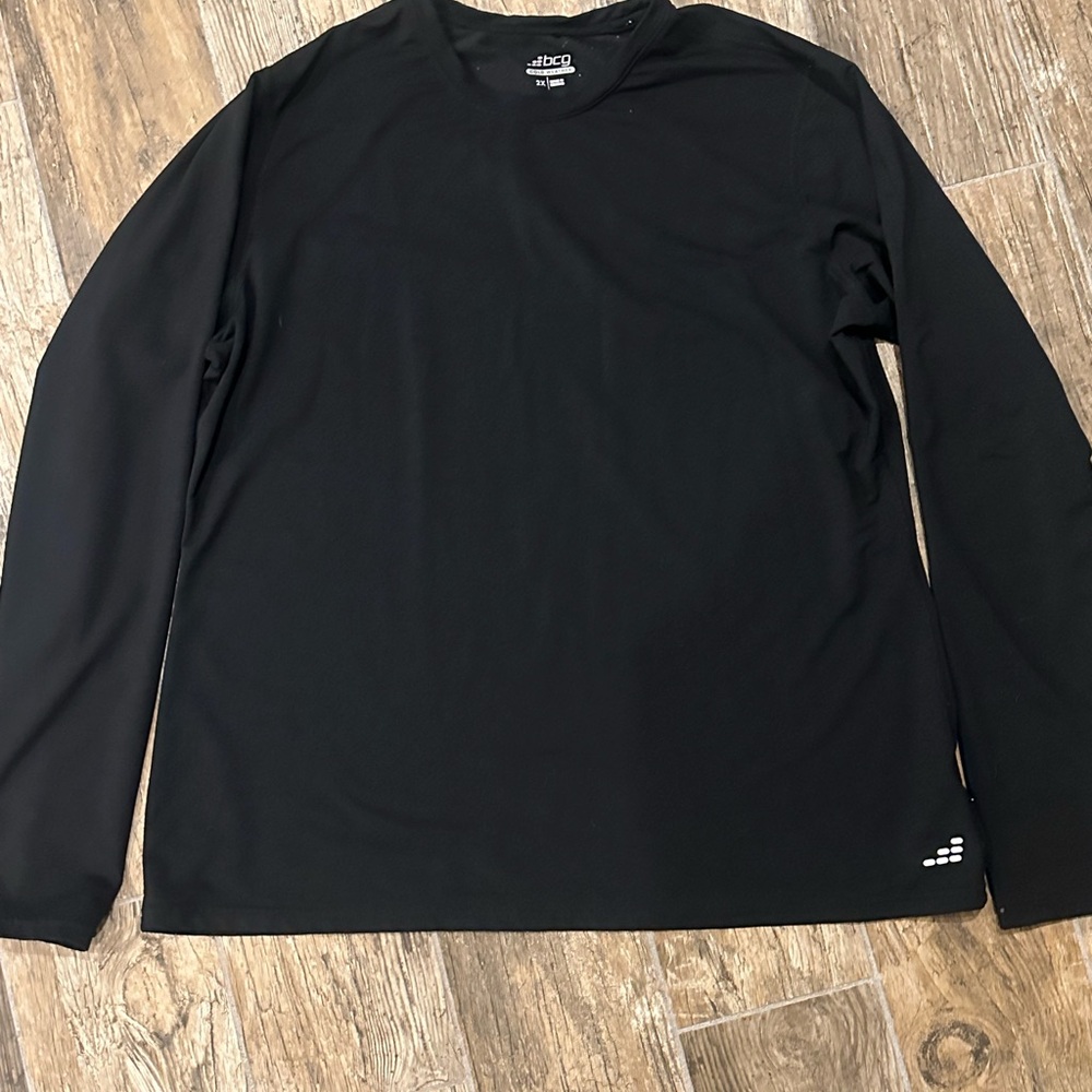 BCG Black Long Sleeve Performance Cold Weather Tech Shirt